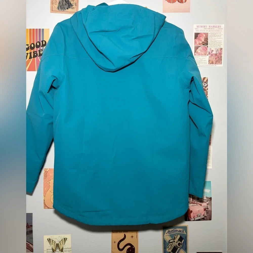 Patagonia Blue Jacket with Yellow Details